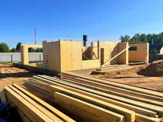 Haus 224 m² nach individuellem Projekt, Dorf Borovikovo: Wandmontage