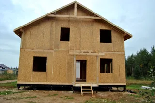 Haus nach Projekt „Sokol - 2“, Dorf Krivtsovo: Fertiges Haus