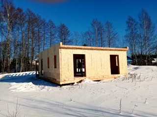 Haus nach Projekt „Jaroslawl“, Dorf Karmanovo: Fertiges Haus