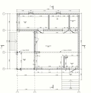 Haus 69 m², individuelles Projekt, SNT „Juschnyj-5“: Grundriss des Projekts