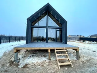 “Barnhouse Otrazhenie” projesine göre ev, Yaroslavl bölgesi: tamamlanmış ev