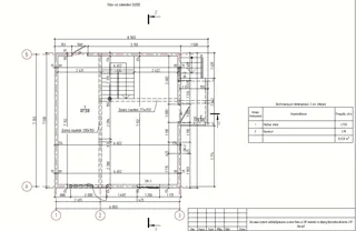 Haus nach individuellem Entwurf, Gartengemeinschaft SNT „Woschod“: Grundriss des Projekts