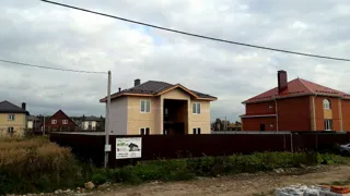 Custom-design house, Zhukovo village: finished building