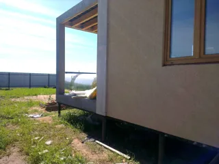 Haus nach Projekt „Arsamas“, Dorf Belyanitsy: Fassadenverkleidung