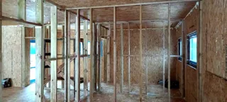 Haus 96 m² nach individuellem Projekt, Dorf Pirogovo: Trennwände