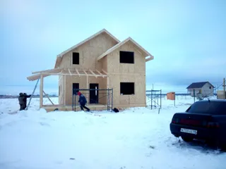 Haus nach Projekt „Michigan mini“, Kostroma: Fertiges Haus
