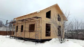 Haus nach Projekt „Utes“, Dorf Nikulskoe: Fertiges Haus