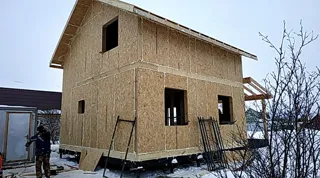 Haus nach Projekt „Nesabudka“, Gartengemeinschaft SNT „Rus“: zweites Obergeschoss und Dachgeschoss