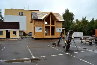 Haus nach Projekt „Musterhaus“, Yaroslavl: Wandmontage