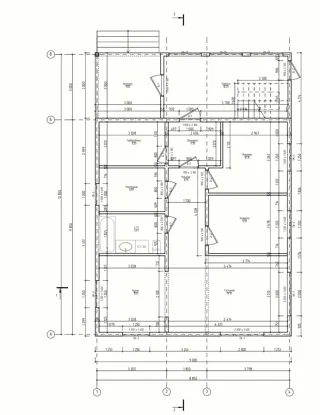 Haus 105 m² nach individuellem Projekt, Dorf Svingino: Projektgrundriss