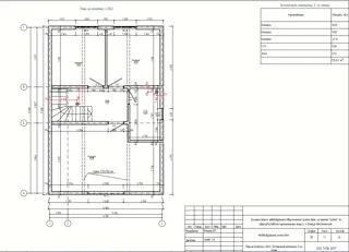 Custom-design house, Ishnya settlement: project floor plan