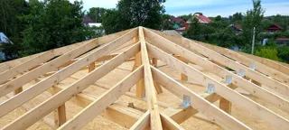 Haus 123,5 m² nach individuellem Projekt, Furmanov: Dach
