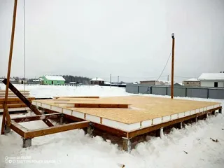 Özel projeli ev, Yaroslavl bölgesi: 0 kotunda SIP panel zemin