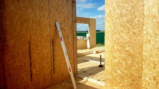 Haus nach Projekt „Dobrynja“, Kostroma: Wandmontage