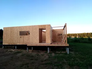 Haus nach individuellem Entwurf, Gebiet Moskau: Wandmontage