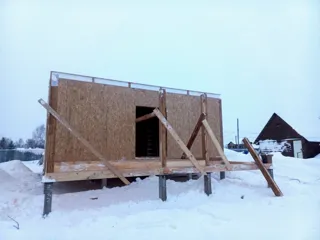 Haus 131,5 m², Projekt „Sefir“, Vologda: Wandmontage