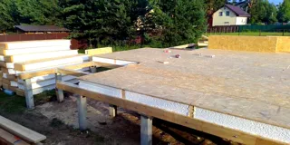 Haus 105 m² nach individuellem Projekt, Dorf Toporok: SIP-Boden auf Höhe 0