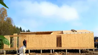 141 m² ev, “Barnhouse 110” projesi, “EKO OZERO” sitesi: duvar montajı