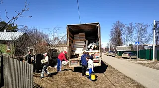 House built to a custom design, Nikulskoe village: house kit delivery