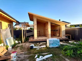 Gästehaus nach individuellem Projekt, Gebiet Iwanowo: Wandmontage
