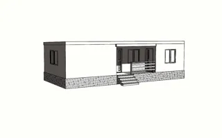 Haus nach individuellem Projekt, SNT „Kljasma“: Projektvisualisierung