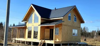 173 m² house built to a custom design, Rodniki: completed house
