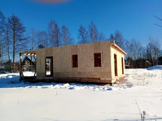Haus nach Projekt „Jaroslawl“, Dorf Karmanovo: Fertiges Haus