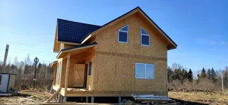 173 m² house built to a custom design, Rodniki: completed house
