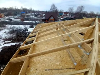 85 m² house built to a custom design, Rybinsk: roofing