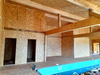 Haus 228 m² nach individuellem Projekt, Dorf Lunevo: Trennwände
