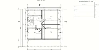 Özel projeli ev, Belomorsk: proje planı