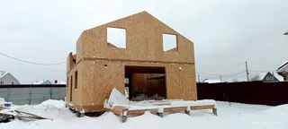 Haus 140 m² nach Projekt „Jessentuki 8x9“, Dorf Afanasovo: Obergeschoss und Dachgeschoss