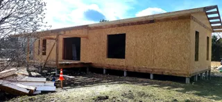Haus 151,3 m² nach individuellem Projekt, Dorf Maloe Boriskovo: Wandmontage