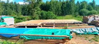 Haus 102 m² nach Projekt „Randevu - E2.8“, Dorf Ankudinovo: Fundament und Grundrahmen