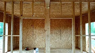 Haus nach Projekt „Mistika - E2.8“, Dorf Novoe: Innenwände