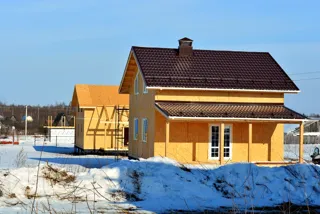 “Zefir” projesine göre ev, İvanovo bölgesi: duvar montajı