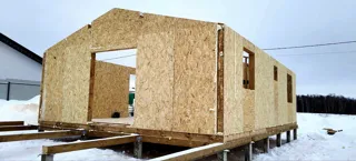 Haus nach individuellem Projekt, KP „Saretsche“: Wandmontage