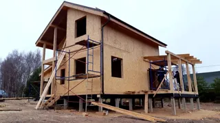 Haus nach Projekt „Majak“, Region Twer: Fassadenverkleidung