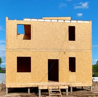 Haus 112,5 m², Projekt „Kostroma“, Dorf Nastasino: fertiges Haus