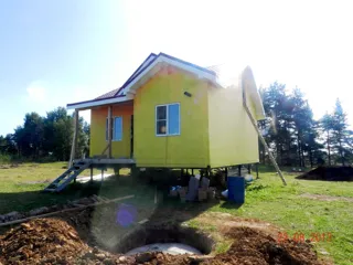 House, “Utah” design, Ivanovo Region: facade finishing