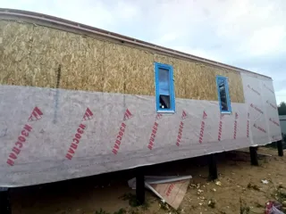 Haus 100 m², Projekt „Barnhouse 76.1“, Gebiet Moskau: fertiges Haus