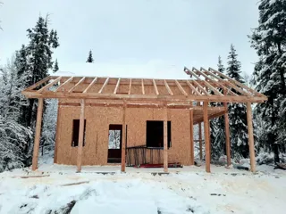Özel projeli ev, Murmansk: çatı