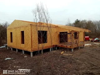 Haus 151,3 m² nach individuellem Projekt, Dorf Maloe Boriskovo: Wandmontage