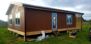100 m² ev, “Barnhouse 76.1” projesi, Rodniki: tamamlanmış ev
