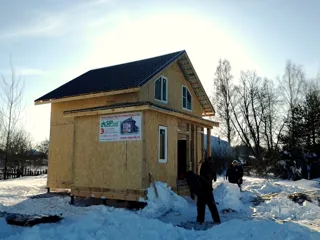 House based on the “Amulet” design, Kostroma Region: completed house