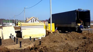 Özel projeye göre ev, Kusakovka köyü: ev kitinin teslimi