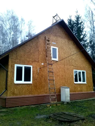 Haus nach individuellem Entwurf, Gebiet Kostroma: fertiges Gebäude