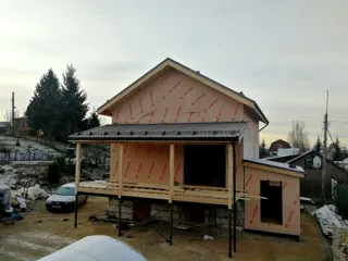 Haus nach individuellem Entwurf, Gartengemeinschaft SNT „Lasarewo“: Dach