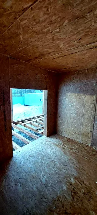 Haus 70 m², individuelles Projekt, SNT „Rjabinka“: Innenwände