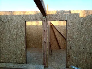 Haus nach Projekt „Mistika - S2.5“, Dorf Velisovo: Wandmontage